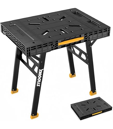 Express Folding Work Table, Easy Setup Portable Folding Work Table