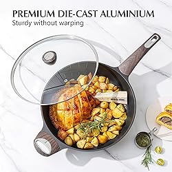 SENSARTE Pots and Pans Set Nonstick, 20 Pcs
