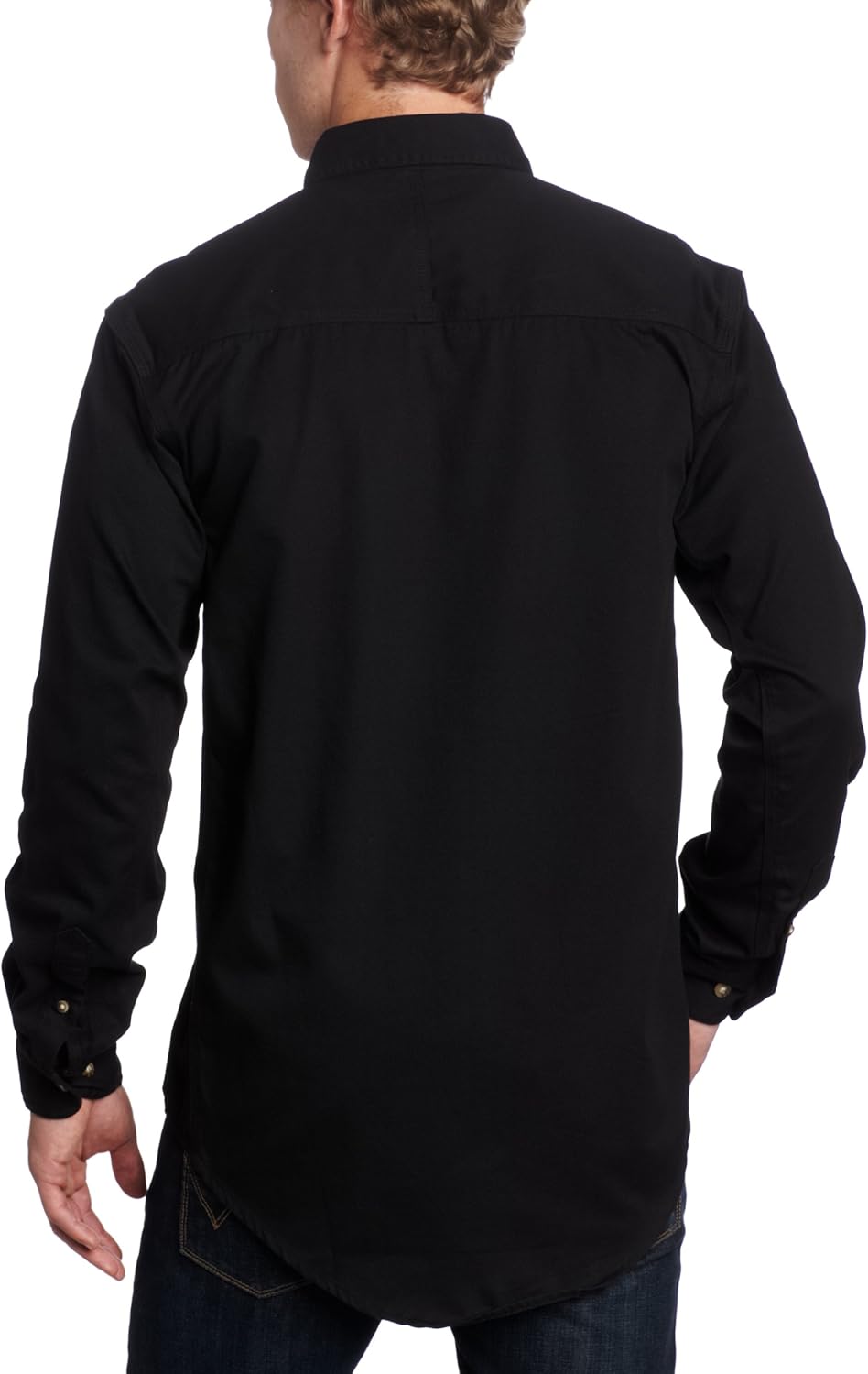 Wrangler Riggs Workwear Men's Logger Twill Long Sleeve Work Shirt: Clothing