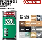 Evo-Stik 528 Instant Contact Adhesive 500ml Multi-Purpose High Bond view 4