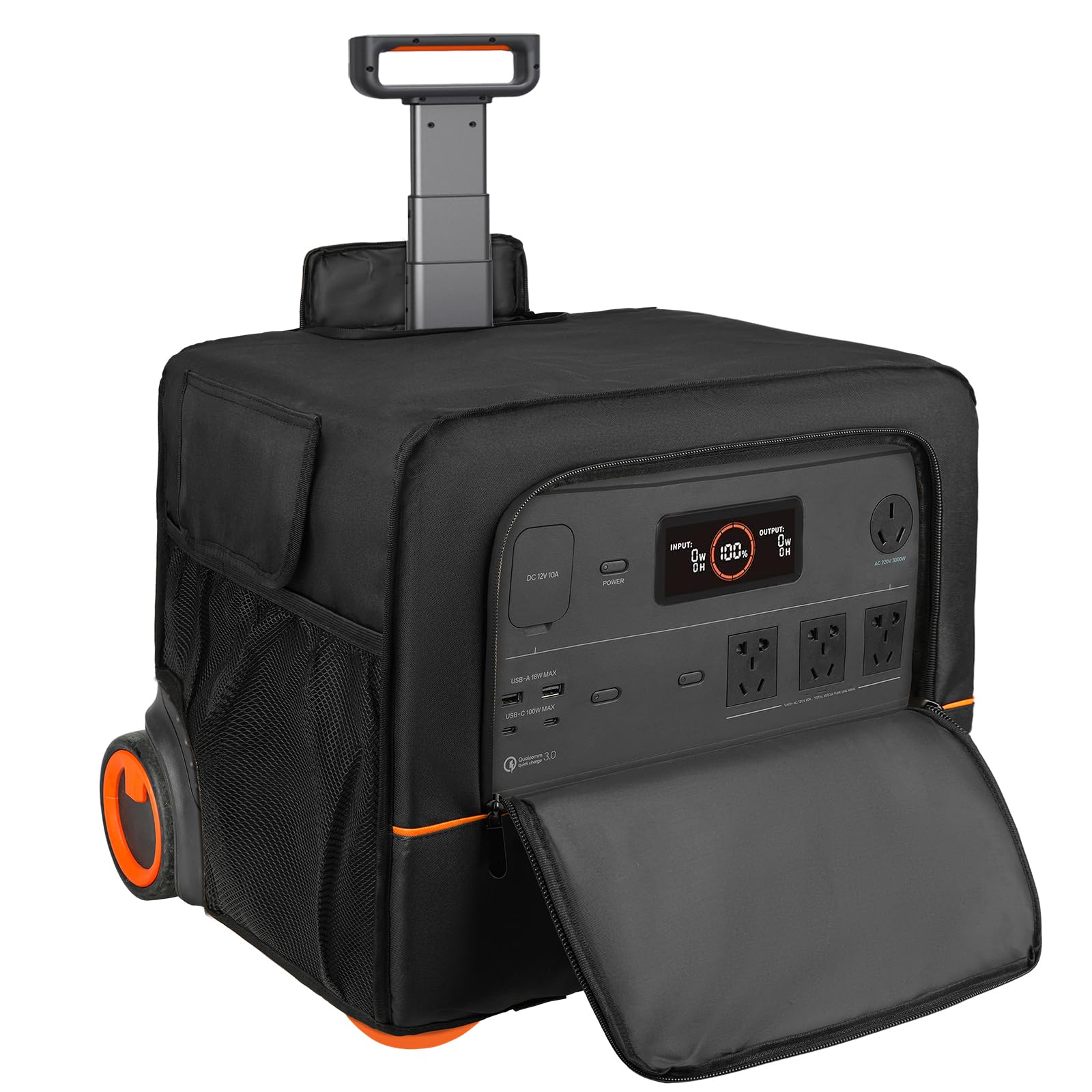 Photo 1 of ??Upgraded Generator Dust Cover Compatible with Solar Generator Models 2000 Plus 400W/3000 PRO 400W/Jackery Explorer Kit 4000 Plus, Water Resistant Protective Cover for Solar Generator Accessories