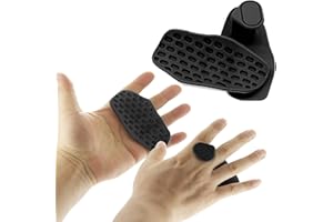 UQOOQFA Weight Lifting Gloves for Men Women: Rubber Gym Weightlifting Anti-Slip Workout Grips for Gym Training and Exercise, 