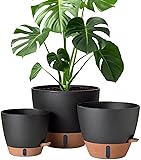 12/10/8 Inch Self Watering Pots for Indoor Plants