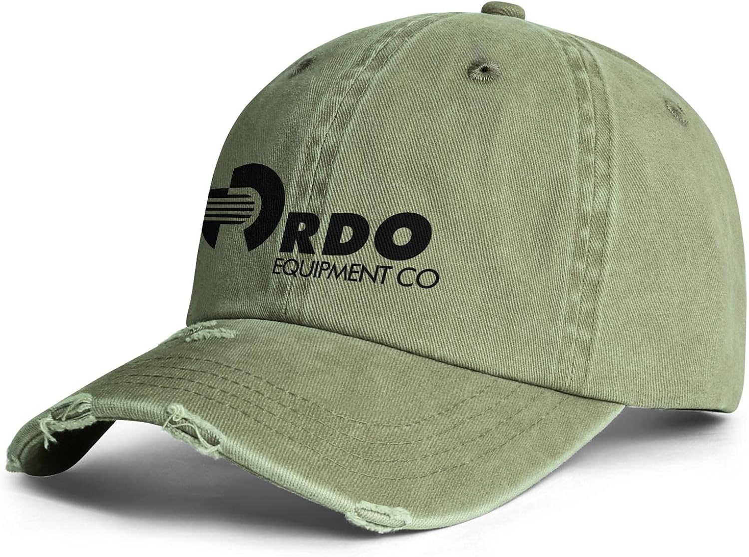 Washed Denim Cap BobcatEquipmentRdoLogo Adjustable Trucker Hat Sun