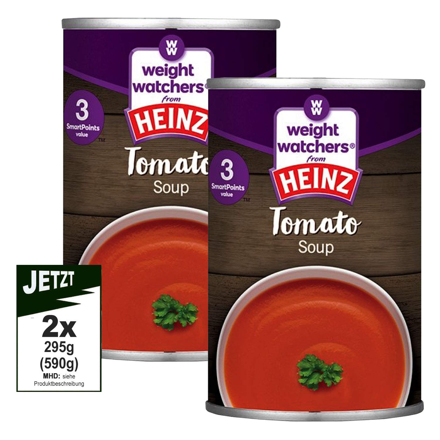 Weight Watchers from Heinz Tomato Soup 2x 295g (590g) herzhafte