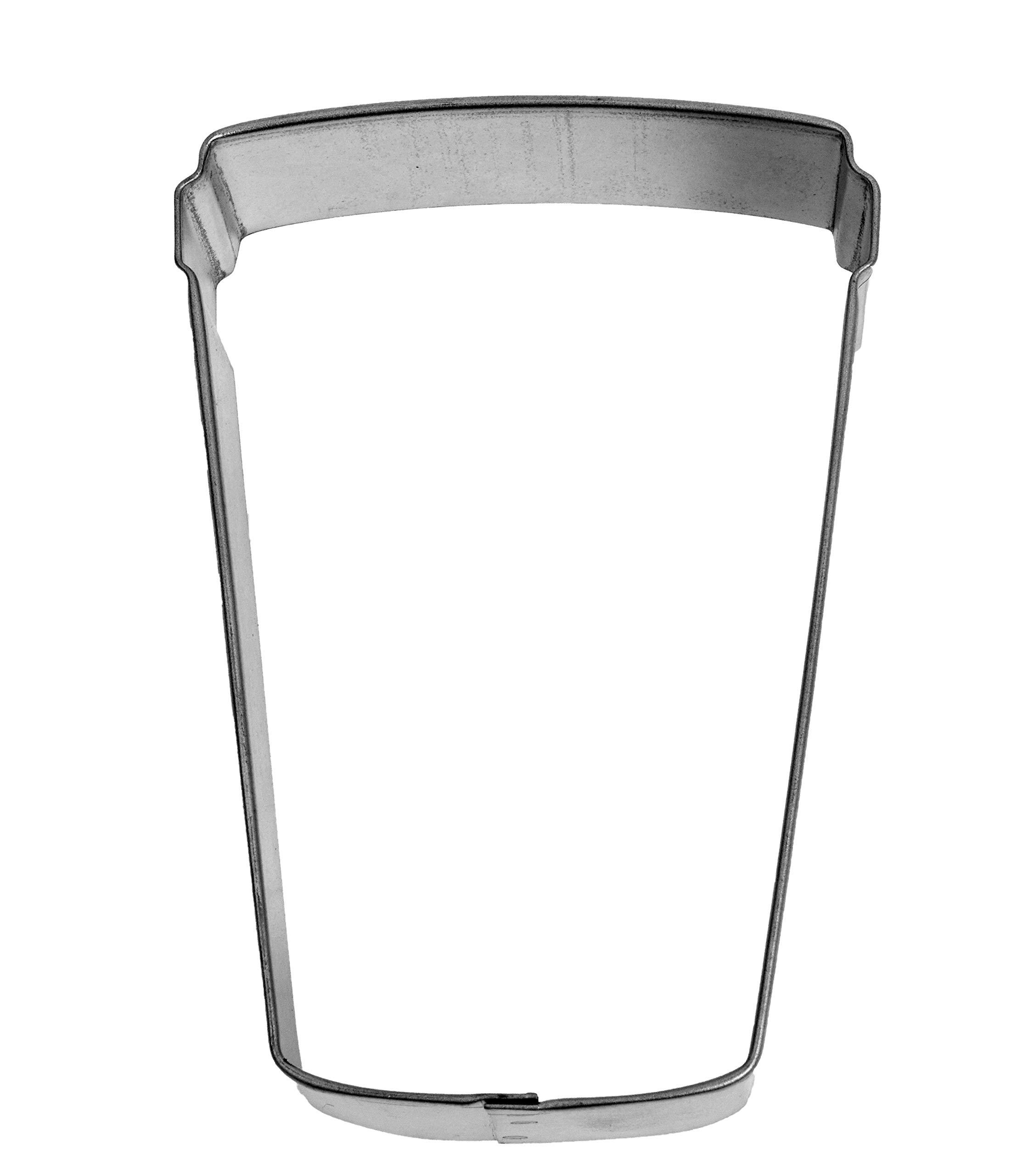 Coffee Latte Cup 4 Inch Cookie Cutter from The Cookie Cutter Shop – Tin Plated Steel - Made in the USA