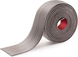 INMOZATA 2m Self-Adhesive Vinyl Floor Transition Strip Grey 4cm Wood Grain view 9