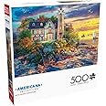 Buffalo Games - Dominic Davison - Rock Island Lighthouse - 500 Piece Jigsaw Puzzle for Adults -Challenging Puzzle Perfect for Game Nights - Finished Size is 21.25 x 15.00