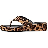 CYNLLIO Slides for Women Slip on Flip Flops Sandals Casual Thongs Platform Wedges Sandals Summer Beach Shoes Comfy Walking Flats Shoes Outdoor Slippers