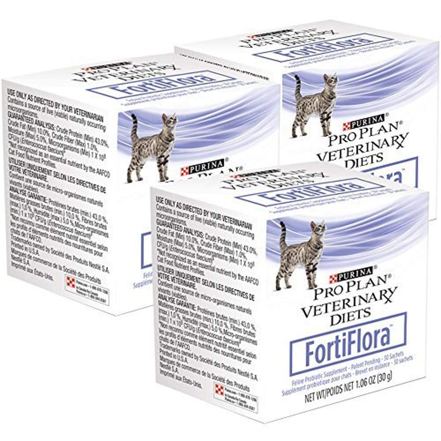 Purina FortiFlora Cat Probiotic Powder Supplement, Pro Plan Veterinary