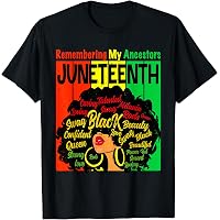 KIDDAD Juneteenth Shirts Women Oversized Sequin Black History T Shirts...