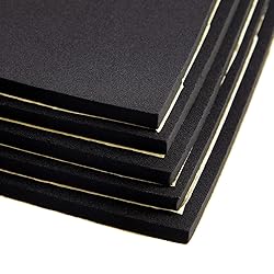 10 Pack Adhesive Foam Padding 1/4 Inch Thick