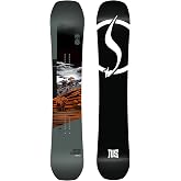 Never Summer Benchmark Men's Directional Twin Snowboard | Freeride, Powder, Flex 6/10, Rocker/Camber, Carbon Reinforced, Sintered Base, All-Mountain