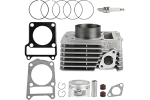 FLYPIG 57mm Big Bore Cylinder Rings Top End Kit For Yamaha TTR125 TTR125E TTR125L TTR125LE 2002-2005