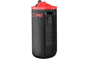 Xpix XL Neoprene Pouch Bag for DSLR Camera Lens (Canon, Nikon, Pentax, Sony, Olympus, Fujifilm, Panasonic, and More)