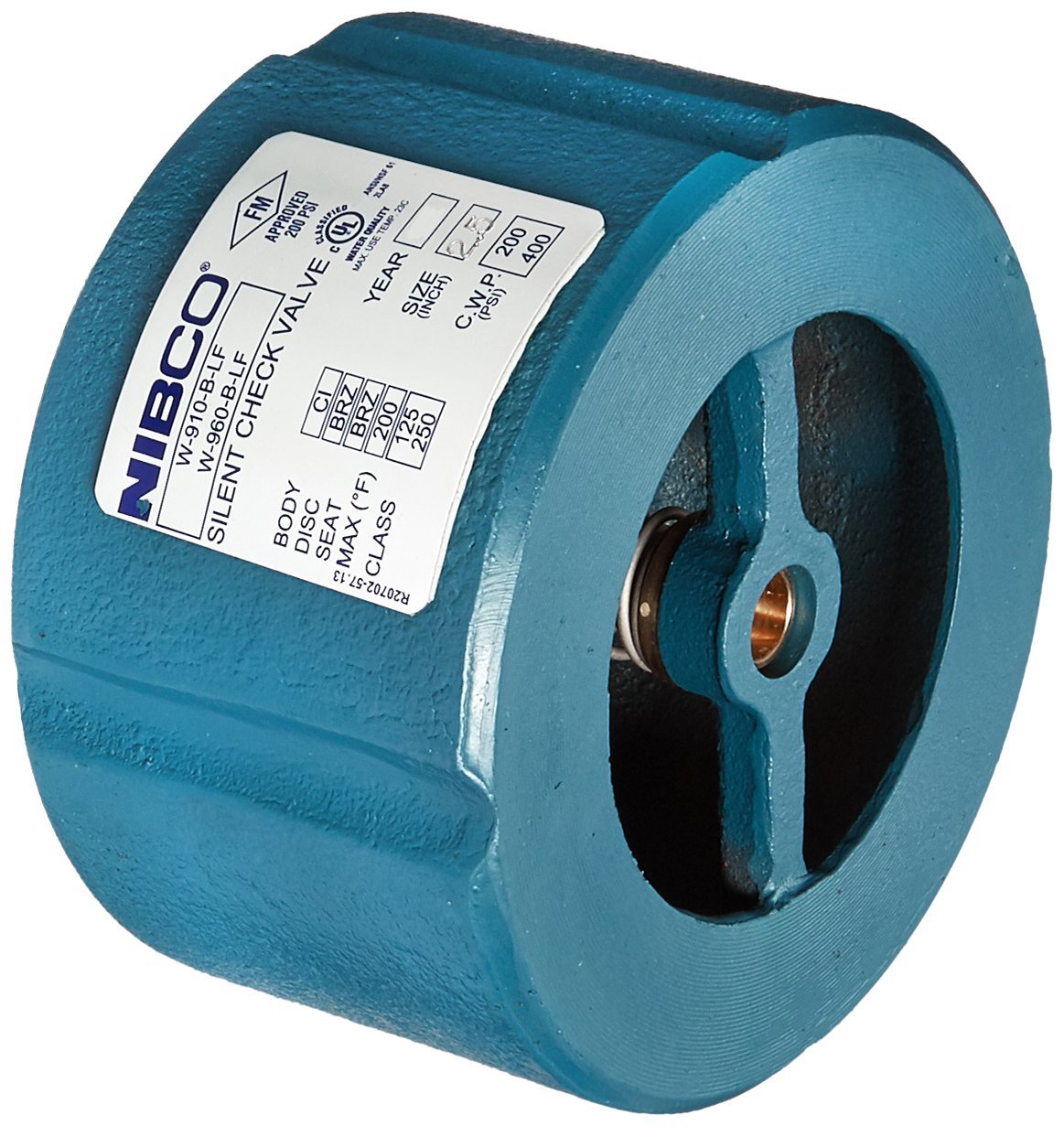 NIBCO W910BLF/W960BLF Silent Wafer Check Valve LeadFree*, Class 125