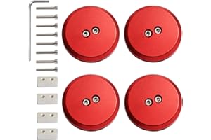 XunDong Corvette Jack Pucks Pad Aluminum Lifting Pad Compatible with Porsche Corvette C7 C6 C5 C8 Z06 1997-2025 (Pack of 4) (