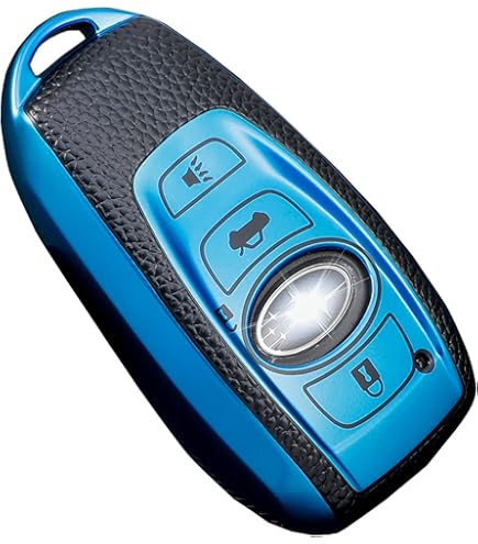 Funda De Llave De Coche Para Subaru WRX Mrxsti Forter XV Legacy Outback Impreza 2011 2014, Llavero De Cuero Genuino Hecho A Mano Con Cubierta Remota - AliExprs
