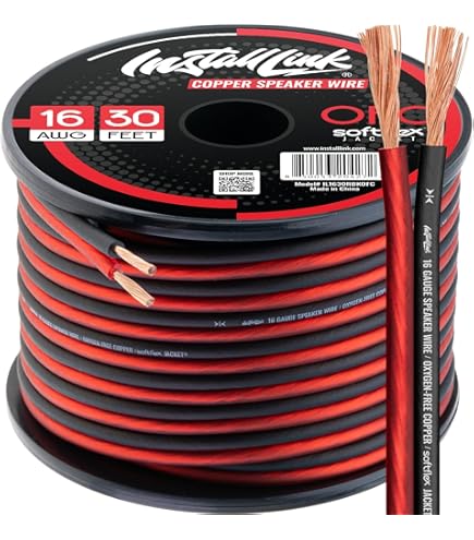 Amazon.com: 50 ft. 16 Gauge Stranded Flexible Dual Conductor