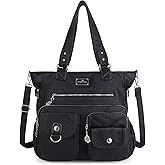 Angelkiss Purses Handbags for Women PU Tote Satchel Bags for Women Pockets Shoulder Bags… | PU, Bags, Pockets