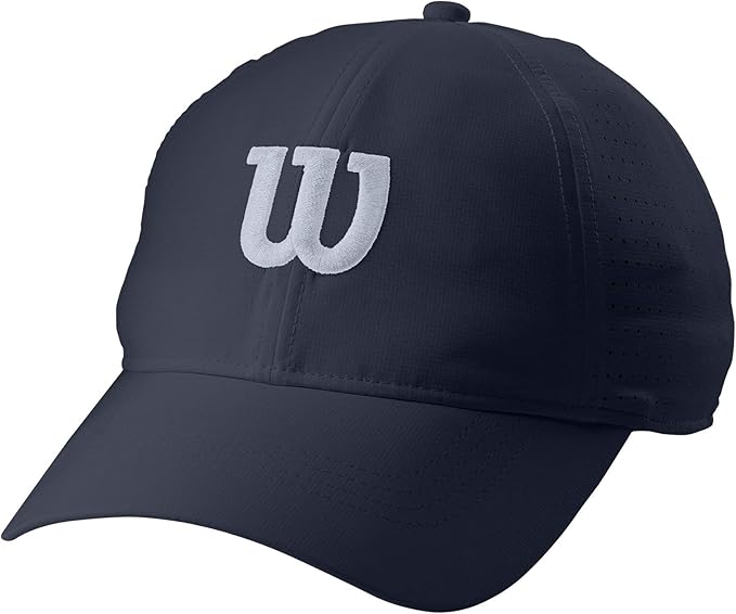 Wilson Unisex Gorra, Ultralight Tennis Cap, Poliéster, Azul grisáceo