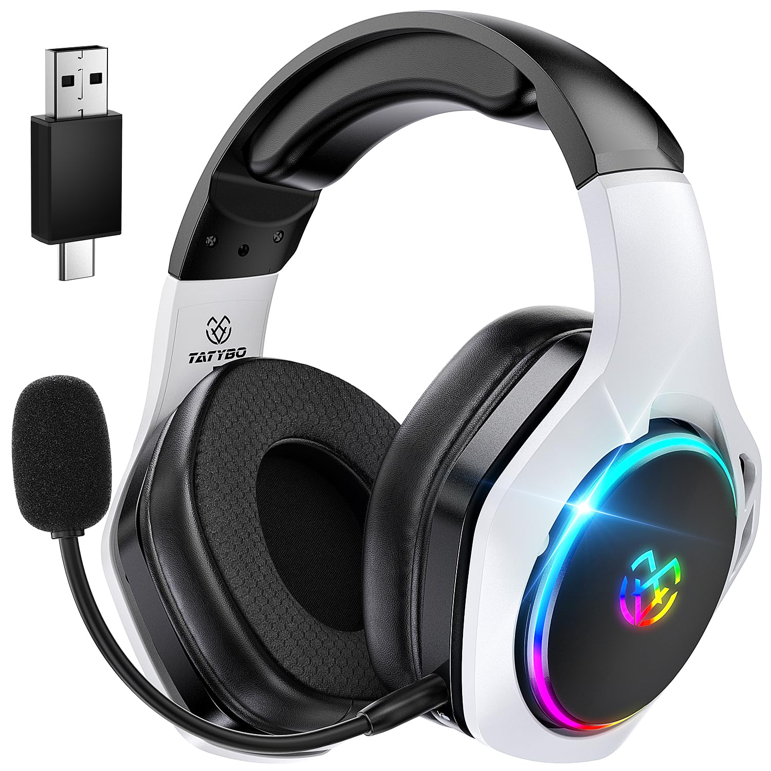 Tatybo 2.4Hz Wireless Gaming Headset