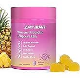 ZAYMAN Her Juicy Feminine Probiotics Gummies for Women – Pineapple Flavor, Supports Vaginal pH Balance, Digestive & Immune Health | 60 Gummies