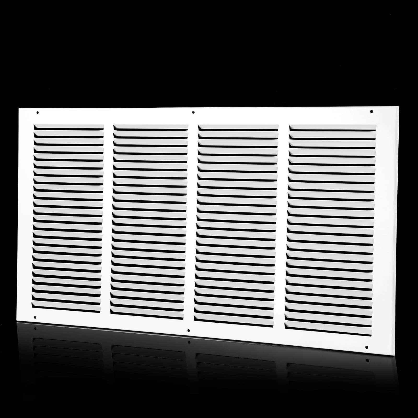 Photo 1 of 24x12 Return Air Grille(Duct Opening Size),Air Return Vent Cover,Flat Vent Cover,Rejillas De Aire Acondicionado para Casa,Return Air Grilles,Outer Dimensions:25.75"Wx13.75"H(24"Wx12"H, Duct Opening)