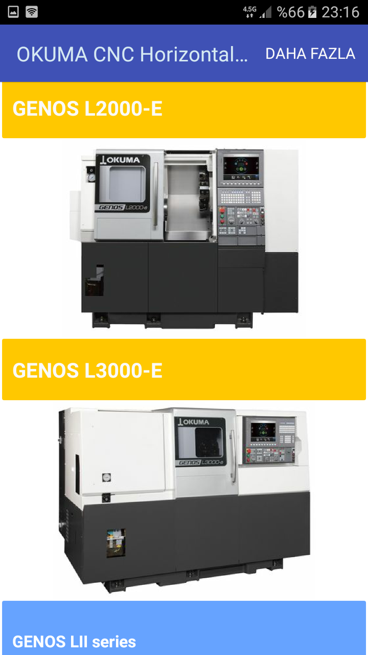 OKUMA CNC Horizontal Lathes