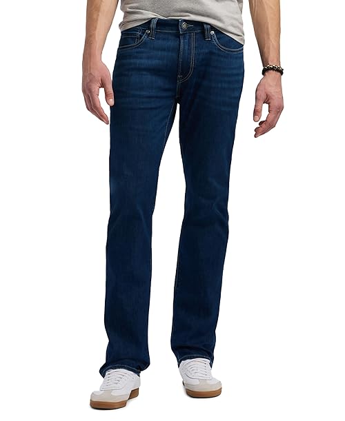 Buffalo David Bitton Men's Straight Six Jeans, Authentic Worked, 36 x 32
