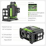 Huepar 3D Laser Level Green 360° Self-Leveling 12 Lines Rechargeable Li-ion view 8