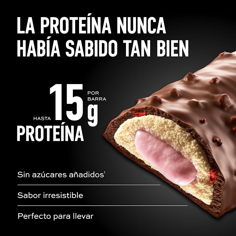 Designer Bar Box, Bolacha de Chocolate Branco Preto, 12 x 45 g, o snack ideal com até 14 g de proteína por barra, feita na Alemanha