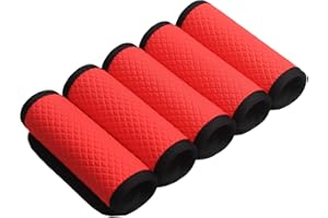 BAGSWEET Luggage Handle Wrap for Suitcase/Carry On/Backpacks-Neoprene Luggage Handle Wraps Bright Luggage Identifiers/Tags/Spotter/Markers Travel Accessories/Essentials-Red