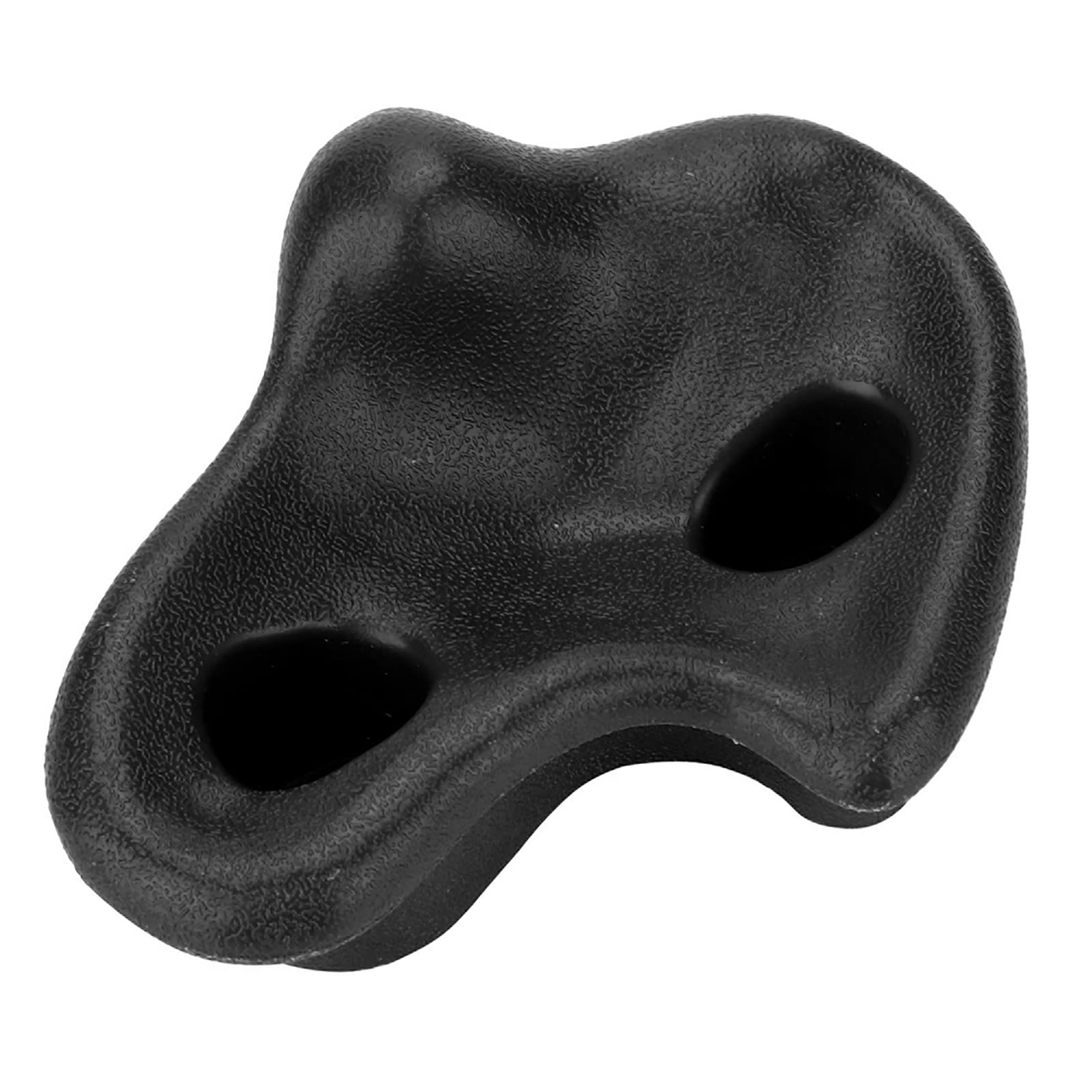 Odorkle Rock Climbing Stone, 10PCS Plastic Textured Rock Climbing Stones for Climbing Walls and Outdoor Buildings (Black)