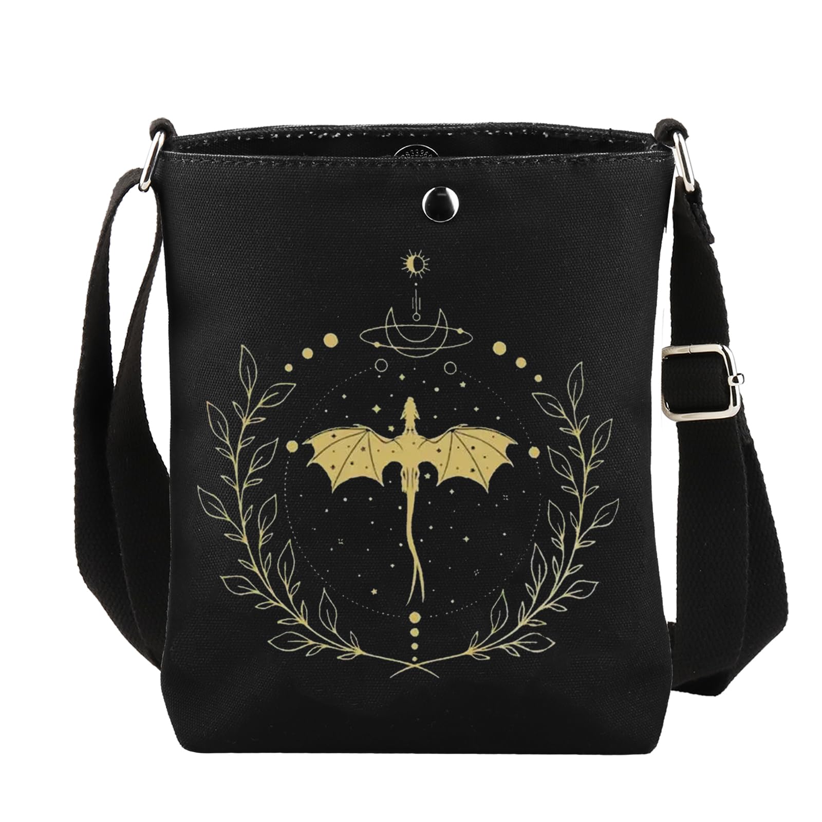 AKTAP Fourth Wing Merch Gift Fourth Wing Book Sleeve Empyrean Series Book Gifts Dragon Rider Gift for Bookish Books Worm Pouch (Fourth Wing Crossbody Bag)