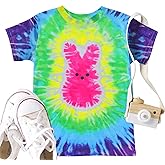 CAZYCHILD Toddler Easter Shirt for Boys Girls:Funny Rabbit Graphic Printed Tee Cute Easter Casual Short Sleeve Gift Tops