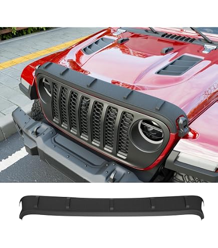 Hood Shield Bug Deflector For Jeep Wrangler JK (2007-2018) - High Profile Smoke Style