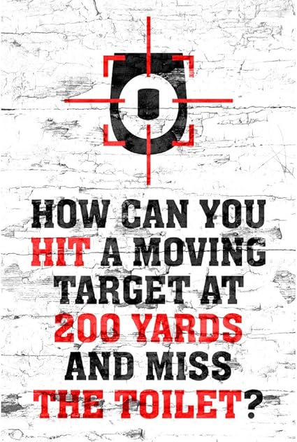 Aluminium Metal Comment Maintenant Prendre Une Cible De Demenagement A 1 9 M Miss Et Les Toilettes Citation Funny Vue Humour Sign Larg Metal Multicolore Single Sign Amazon Fr Cuisine Maison