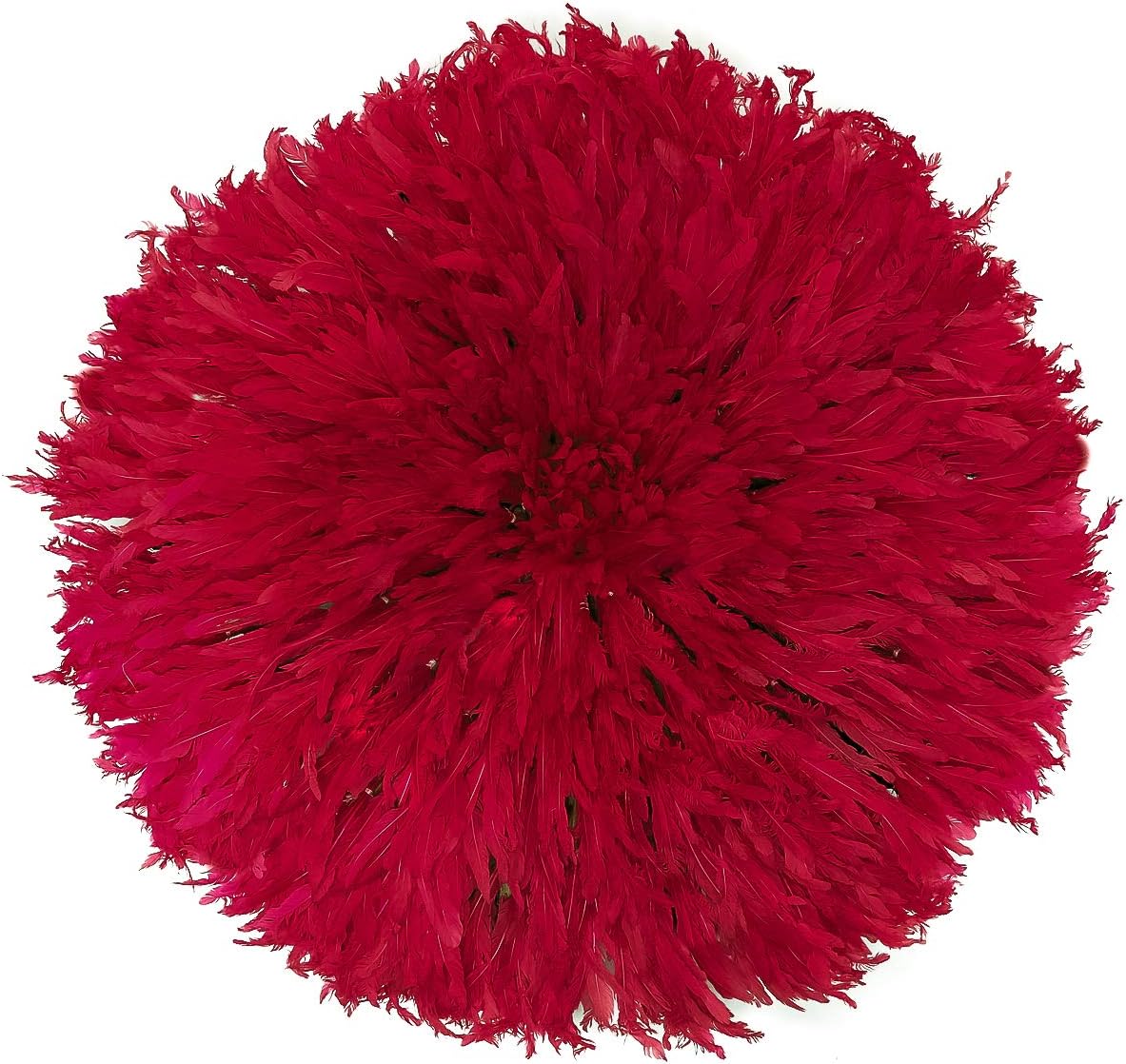 Outpost Original Feather Headdress - Juju Hat (Red, Large)