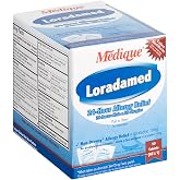 Medique Loradamed Allergy Relief 10 mg Loratadine Tablet, 1 per Box | Medique Loradamed delivers 10mg Loratadine per tablet for non-drowsy relief of hay fever &amp; upper respiratory allergy symptoms