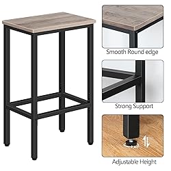 MAHANCRIS Bar Stools, Set of 2 Bar Chairs, Kitchen