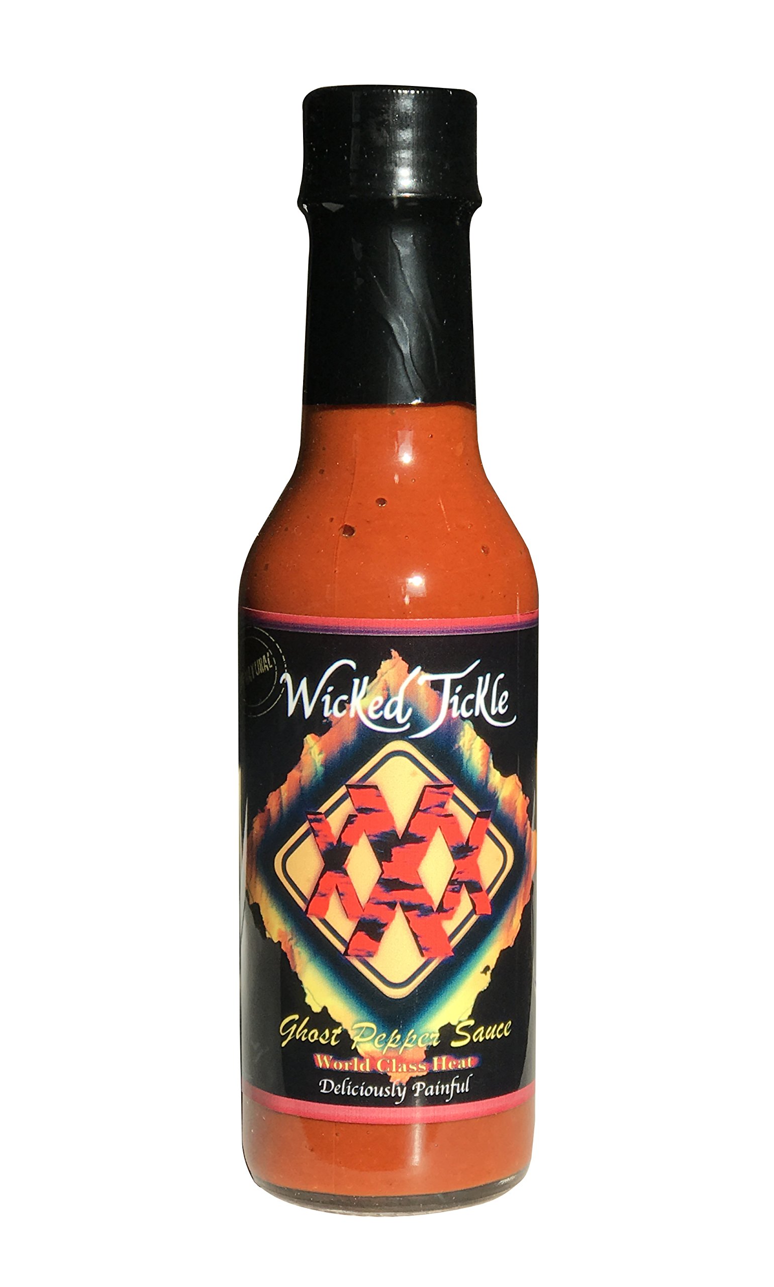 Ghost Pepper Hot Sauce Wicked Tickle XXX Extreme Heat Worlds Hottest