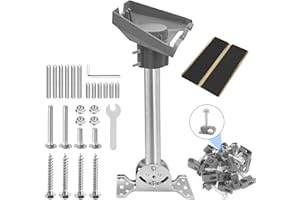 NOVAKITS Stainless Steel Starlink Gen 3 Heavy Duty Pivot Roof Mount Kit Compatible with Gen3 / V3 Starlink Standard Dish，Adjustable 360 , with Die cast Integrated Aluminum Alloy Starlink Gen 3 Pipe Adapter