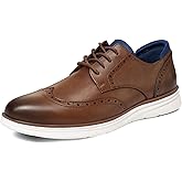 MERIDOS Men's Dress Sneakers Lightweight Casual Business Wingtip Oxford Shoes