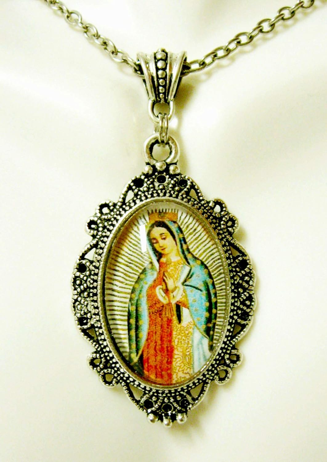 Our Lady of Guadalupe pendant AP04107 Handmade