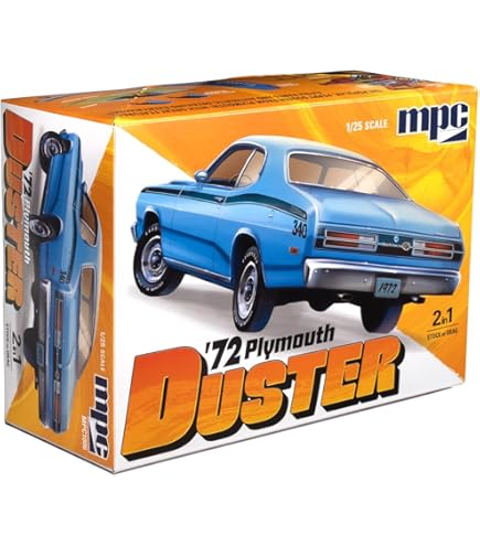 Amazon.com: AMT AMT1118M/12 1/25 1971 Series Plymouth Duster 340