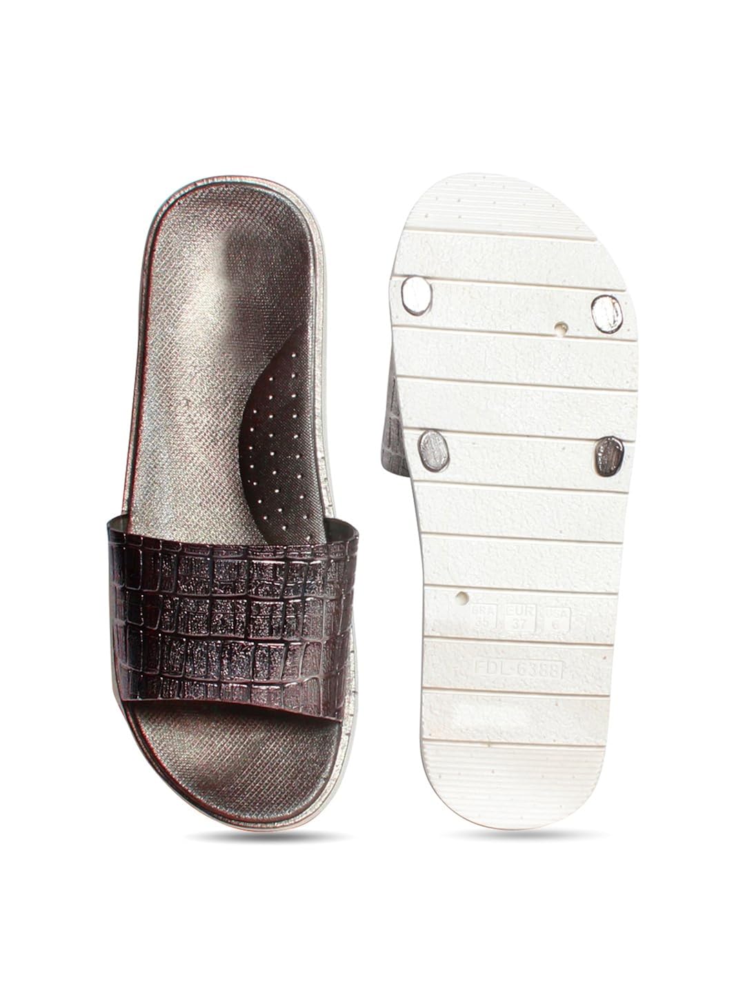 meriggiare women grey synthetic flats