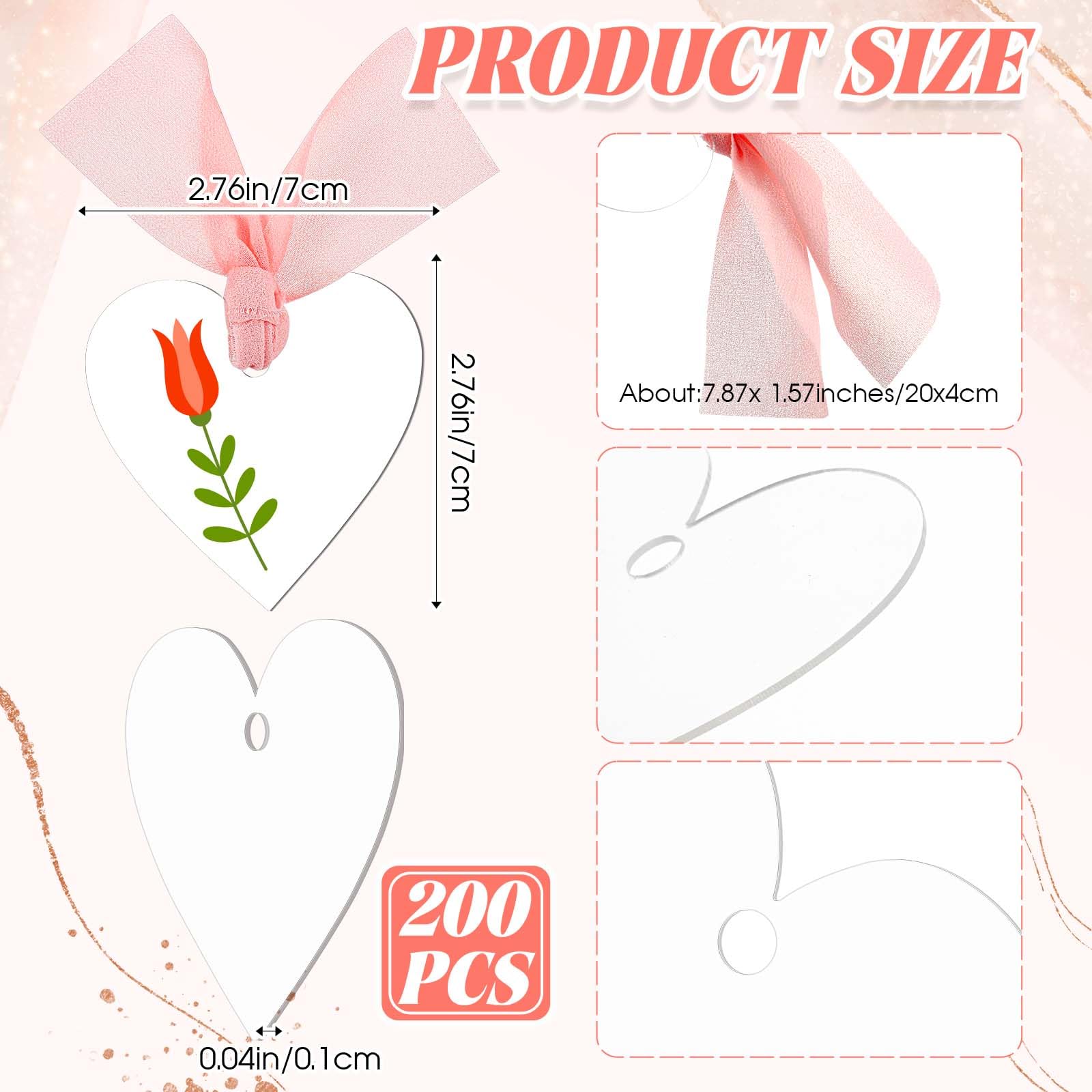 Bookmark Seating Card Mua Noveread 100 Pcs Clear Acrylic Place Cards Blank DIY Bookmark ...