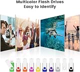 KOOTION 32GB USB 3.0 Flash Drive 10 Pack Swivel Lanyard Storage view 4
