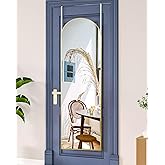 AyeWish Full Length Mirror - 14'' x 48'' Arched Hanging/Leaning Mirror, Home Decor, Gold